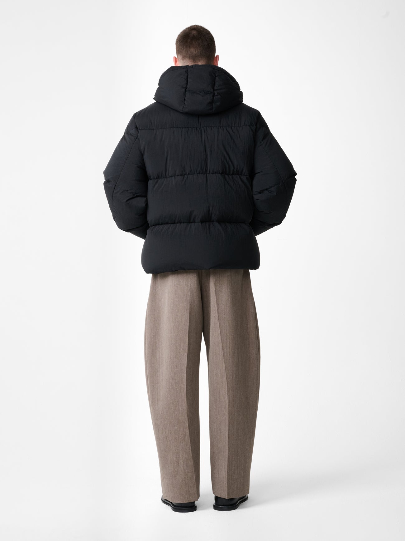 Fenne Puffer Jacket in Black