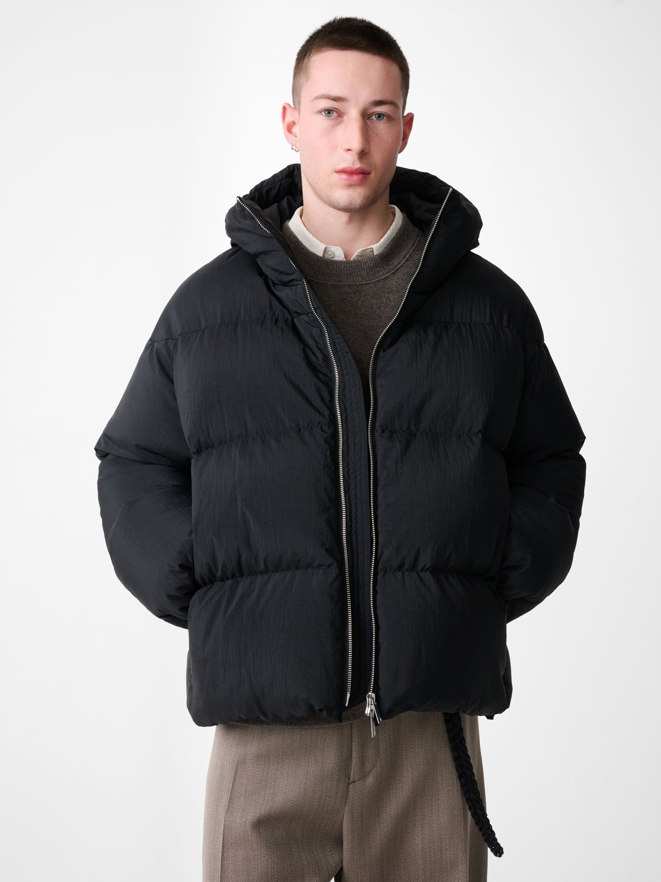 Fenne Puffer Jacket in Black