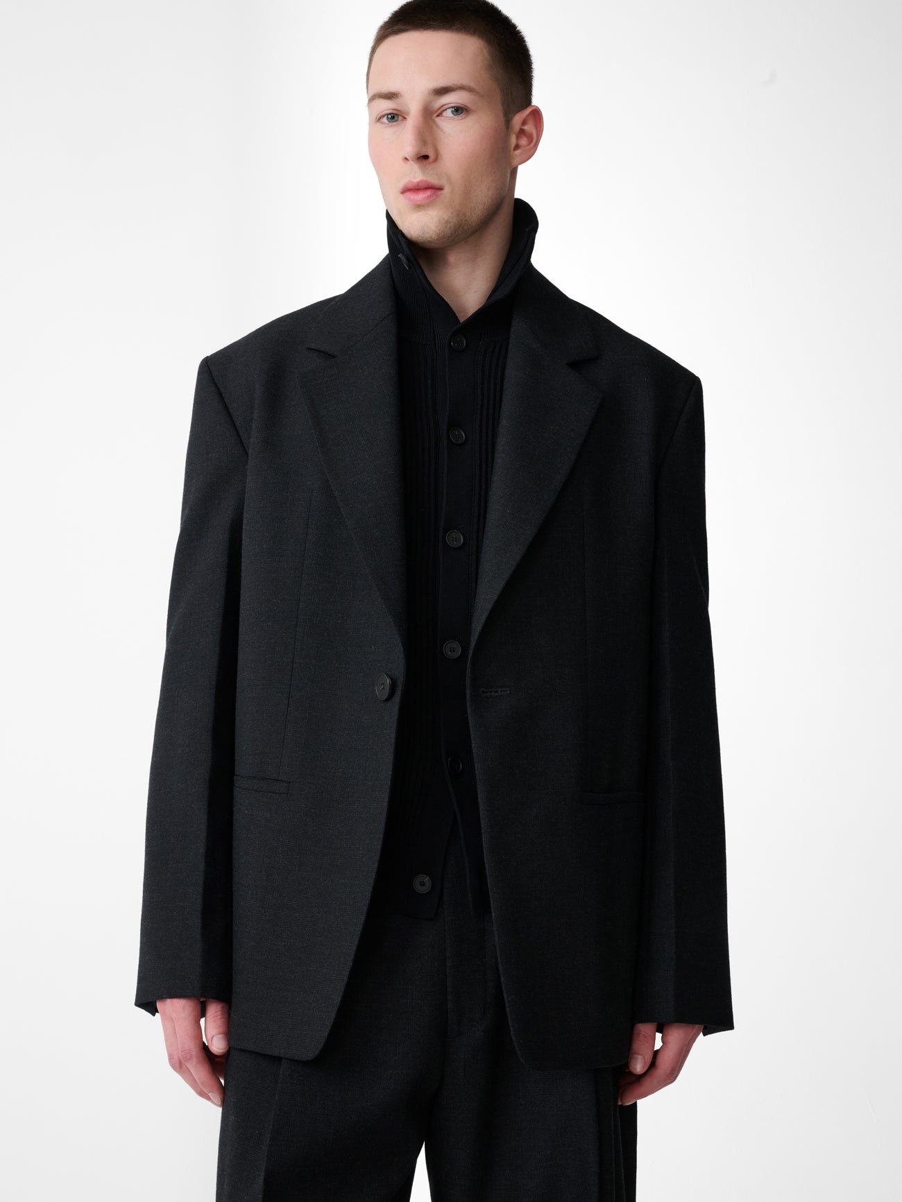 Fenn Wool Jacket in Flint