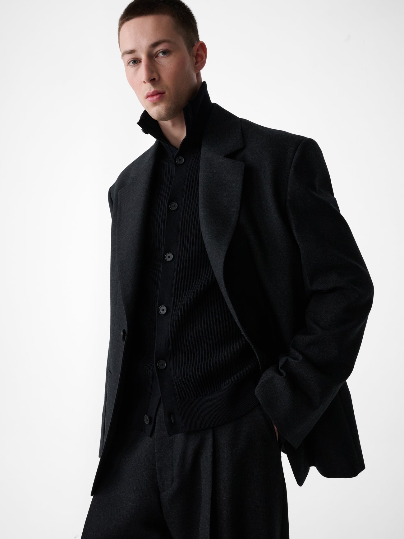 Fenn Wool Jacket in Flint