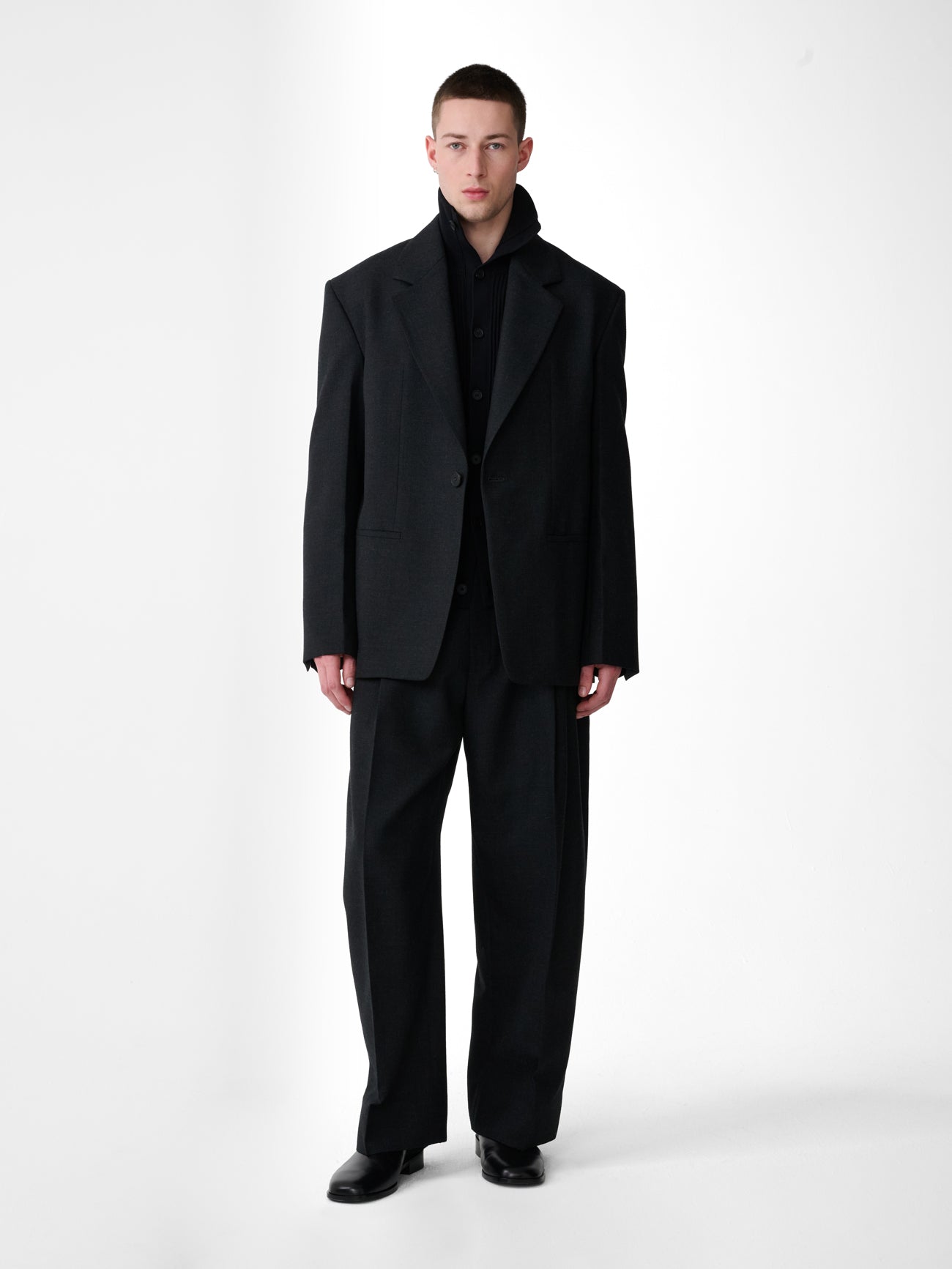 Fenn Wool Jacket in Flint