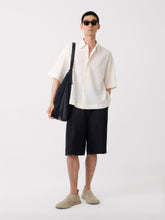 Fowld Linen Short in Darkest Navy - Studio Nicholson