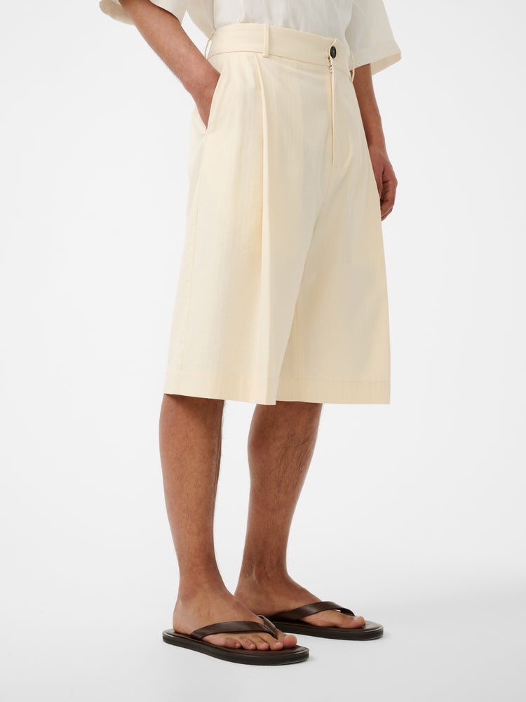 Fowld Short in Antique White - Studio Nicholson
