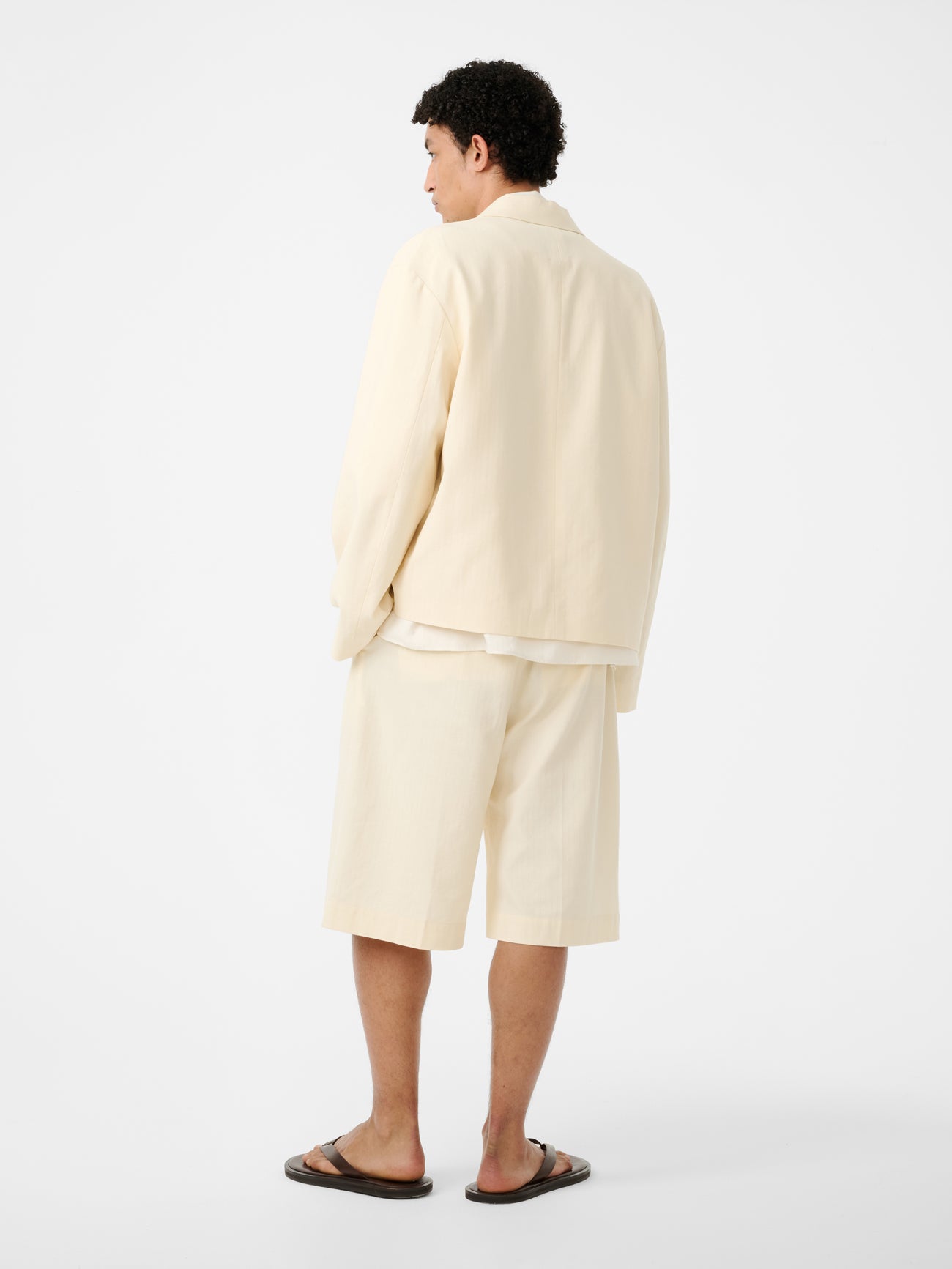 Fowld Short in Antique White - Studio Nicholson