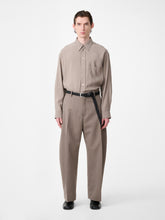 Fume Tailored Pant in Bark Melange