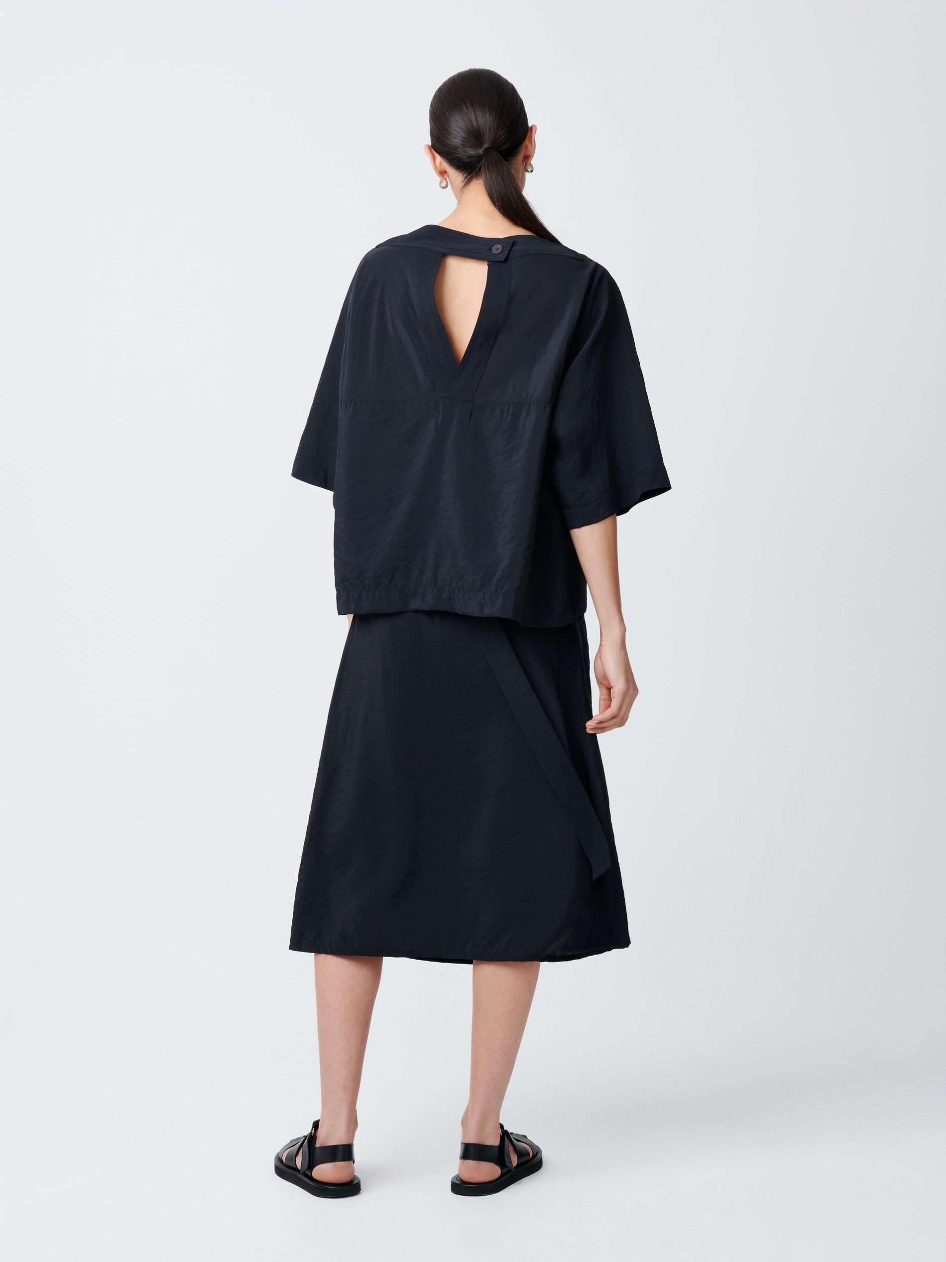 Foley Skirt in Darkest Navy– Studio Nicholson