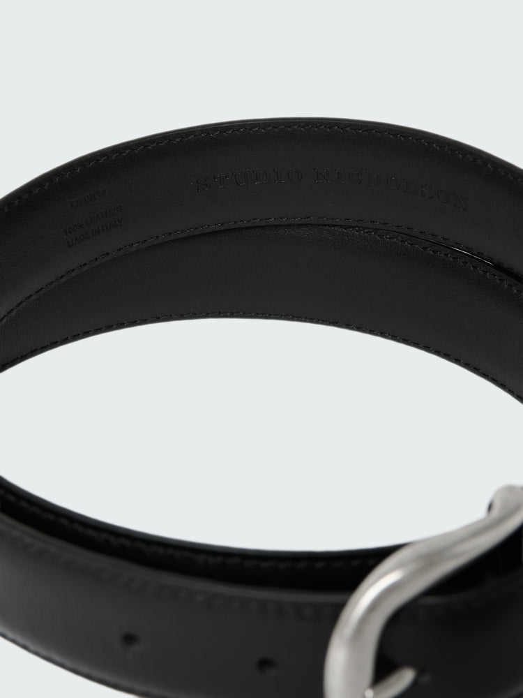 Giorgio Leather Belt in Black