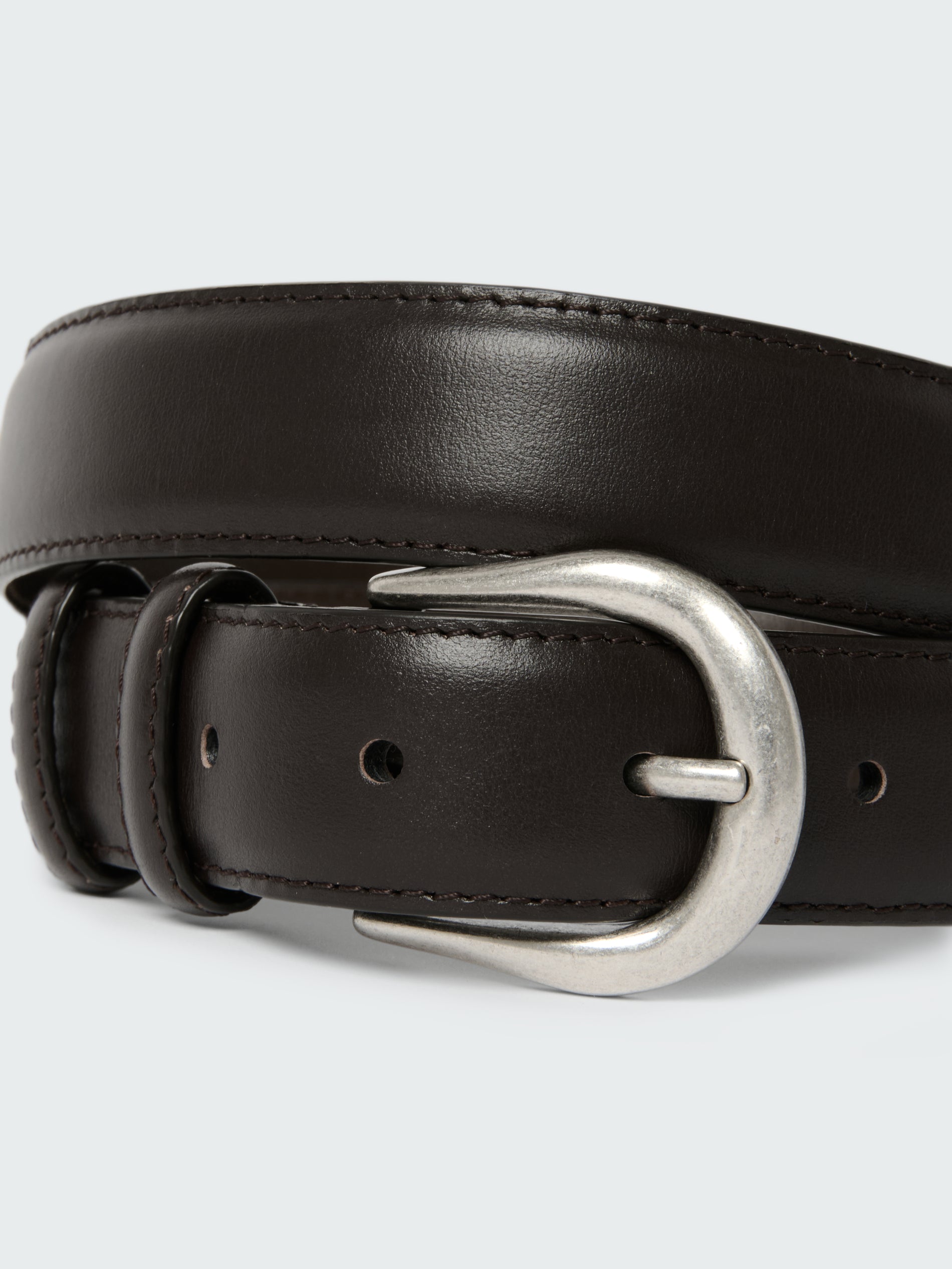 Giorgio Leather Belt in Espresso