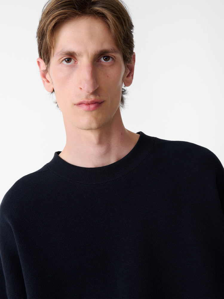 SN X BEAMS PLUS Golightly Jersey in Darkest Navy