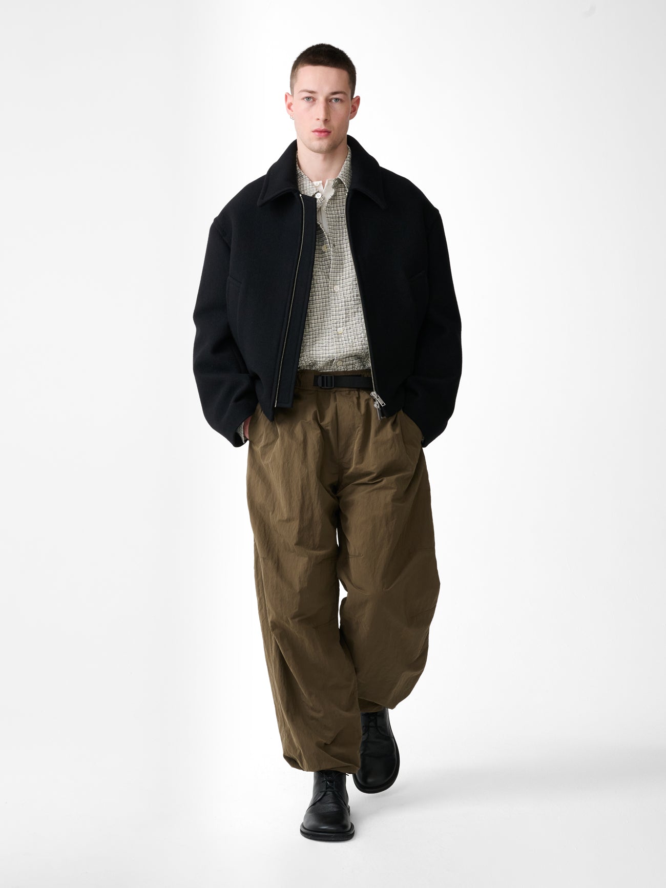 Grevan Wool Jacket in Black
