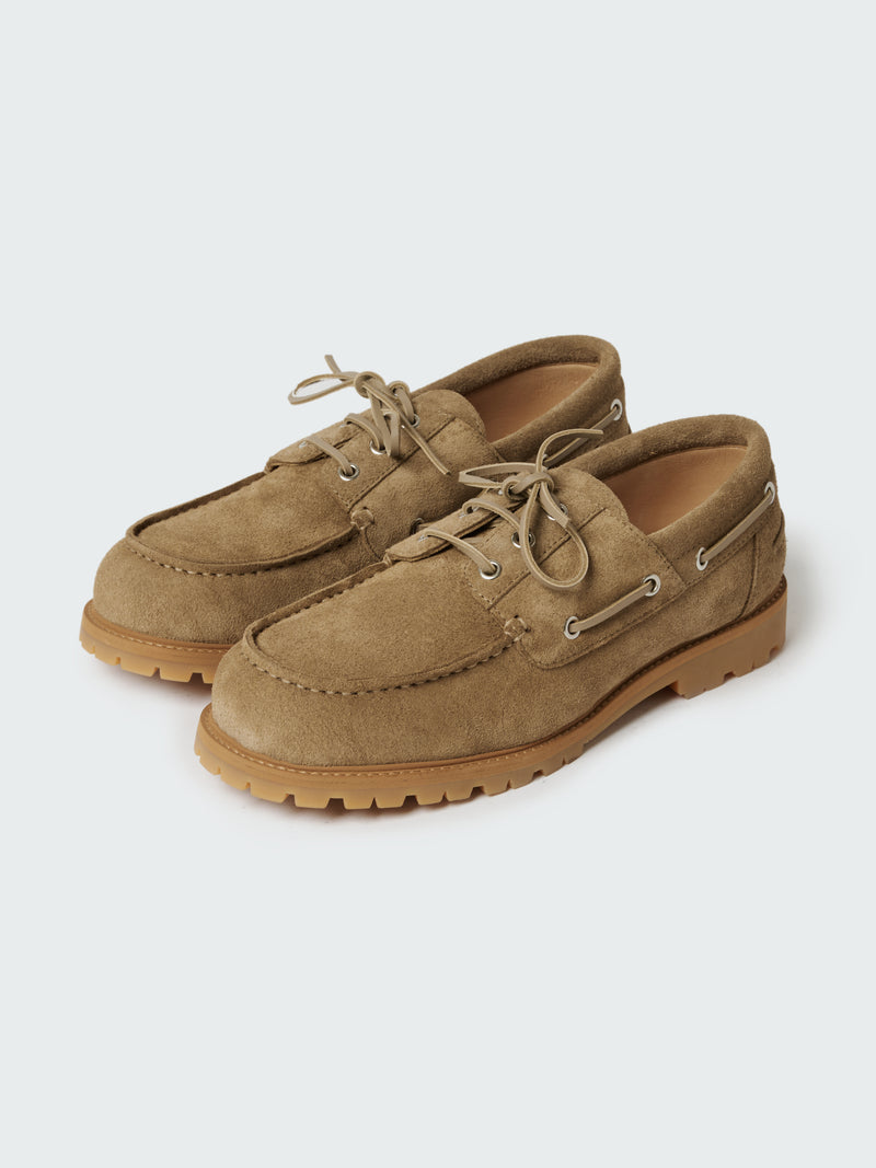 Guston Suede Shoe in Taupe