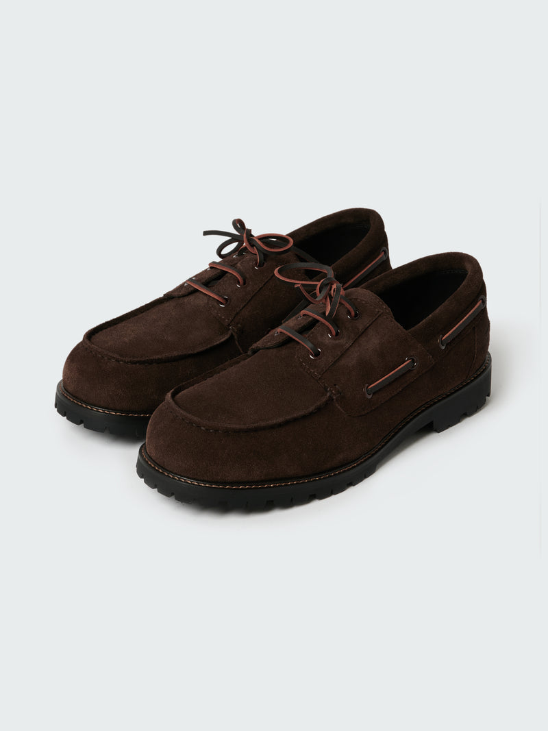 Guston Suede Shoe in Caffe