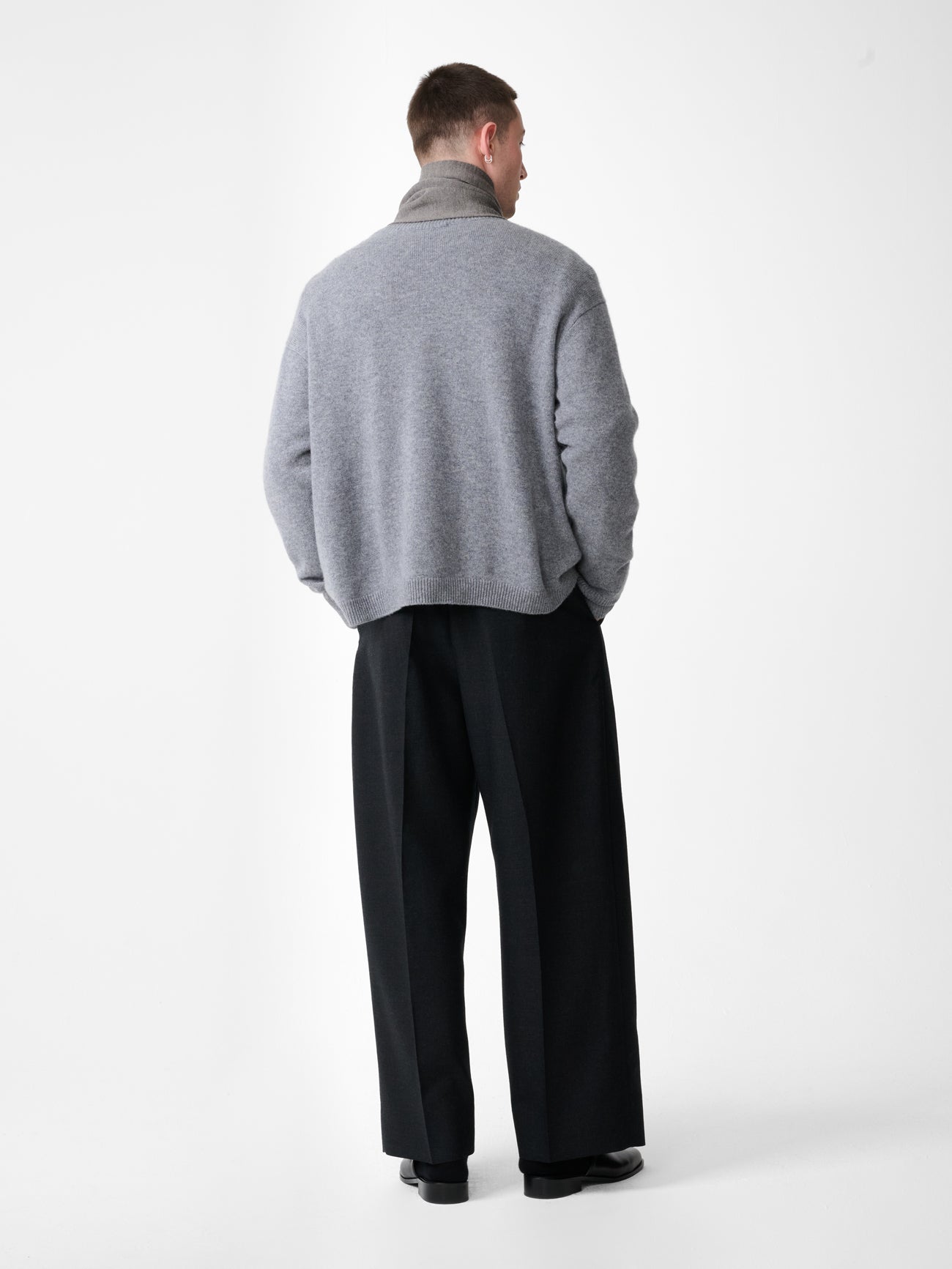Haddan Knit in Grey Marl