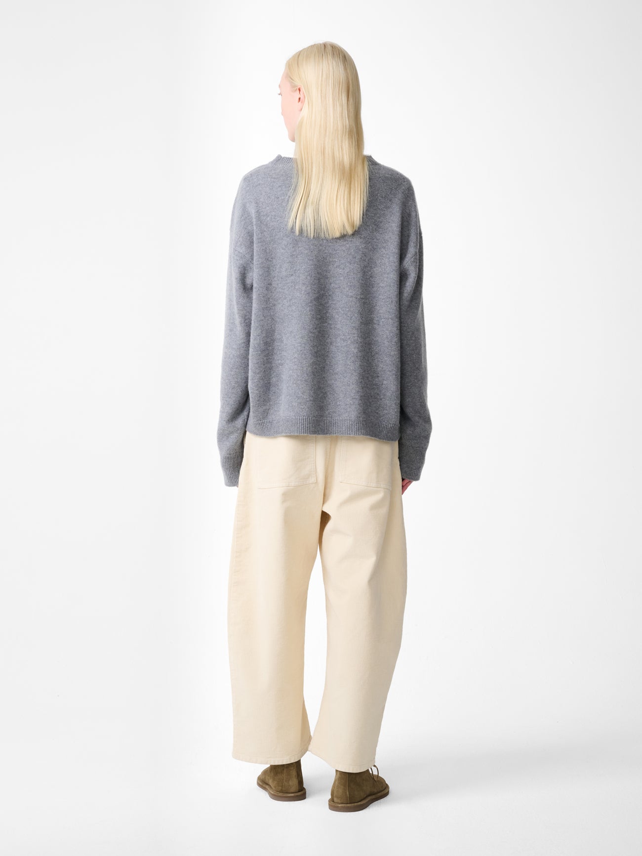 Haddan Knit in Grey Marl