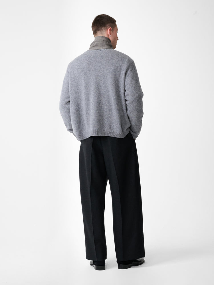 Haddan Knit in Grey Marl