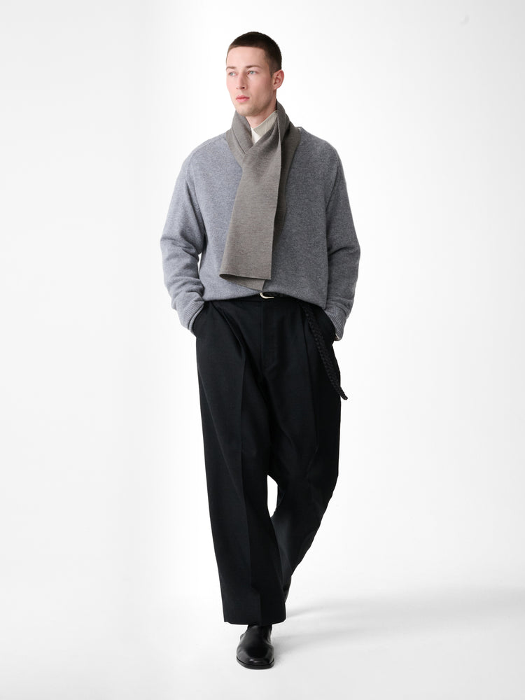 Haddan Knit in Grey Marl