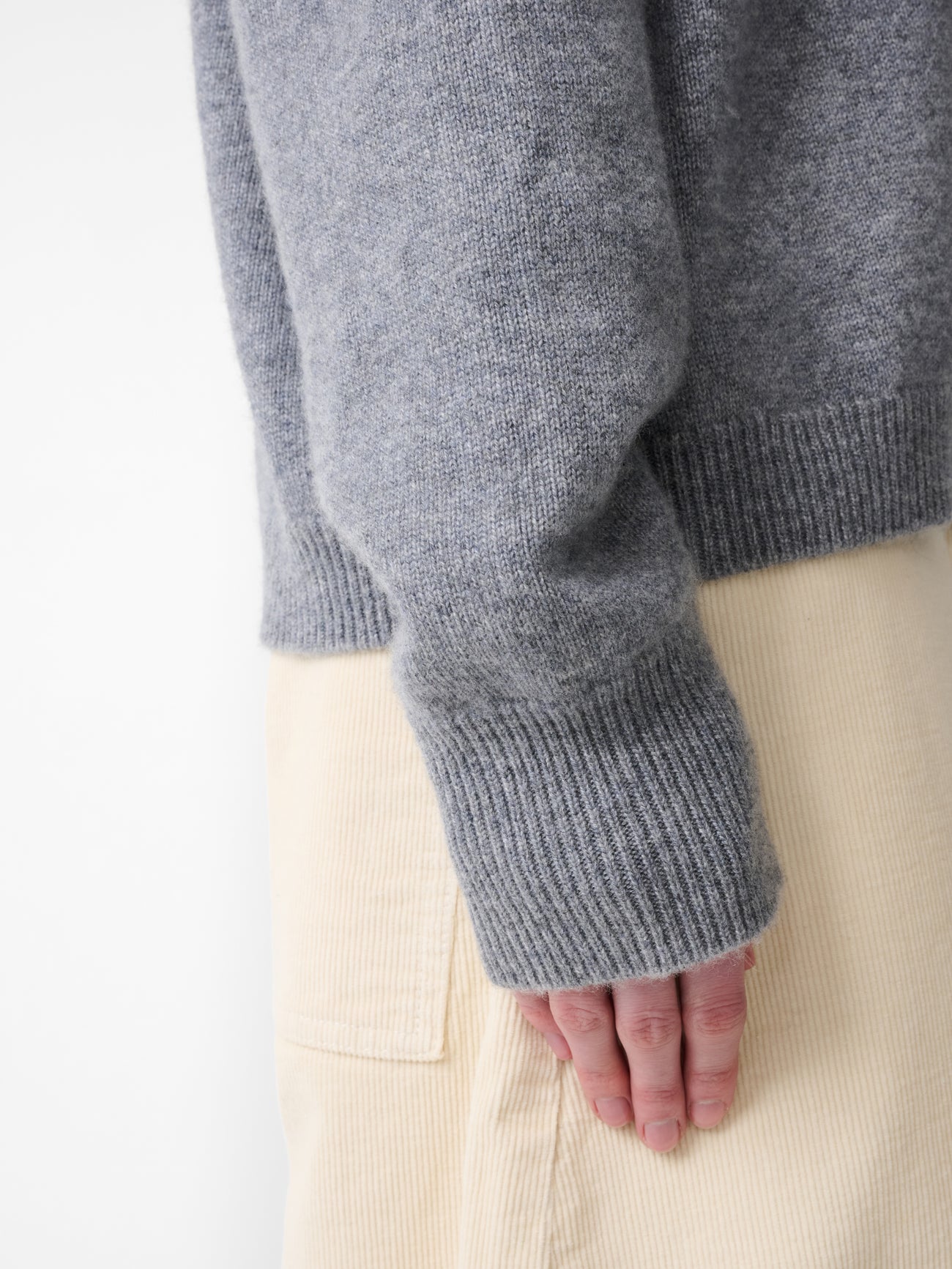 Haddan Knit in Grey Marl