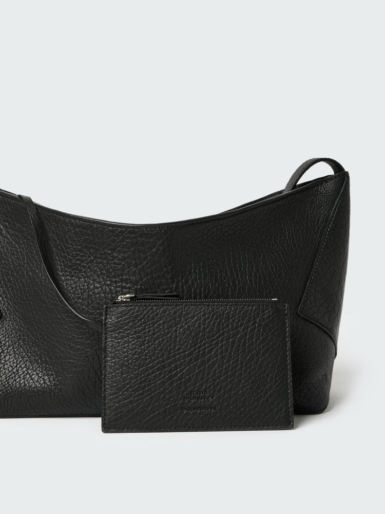 Hagu Leather Bag in Black