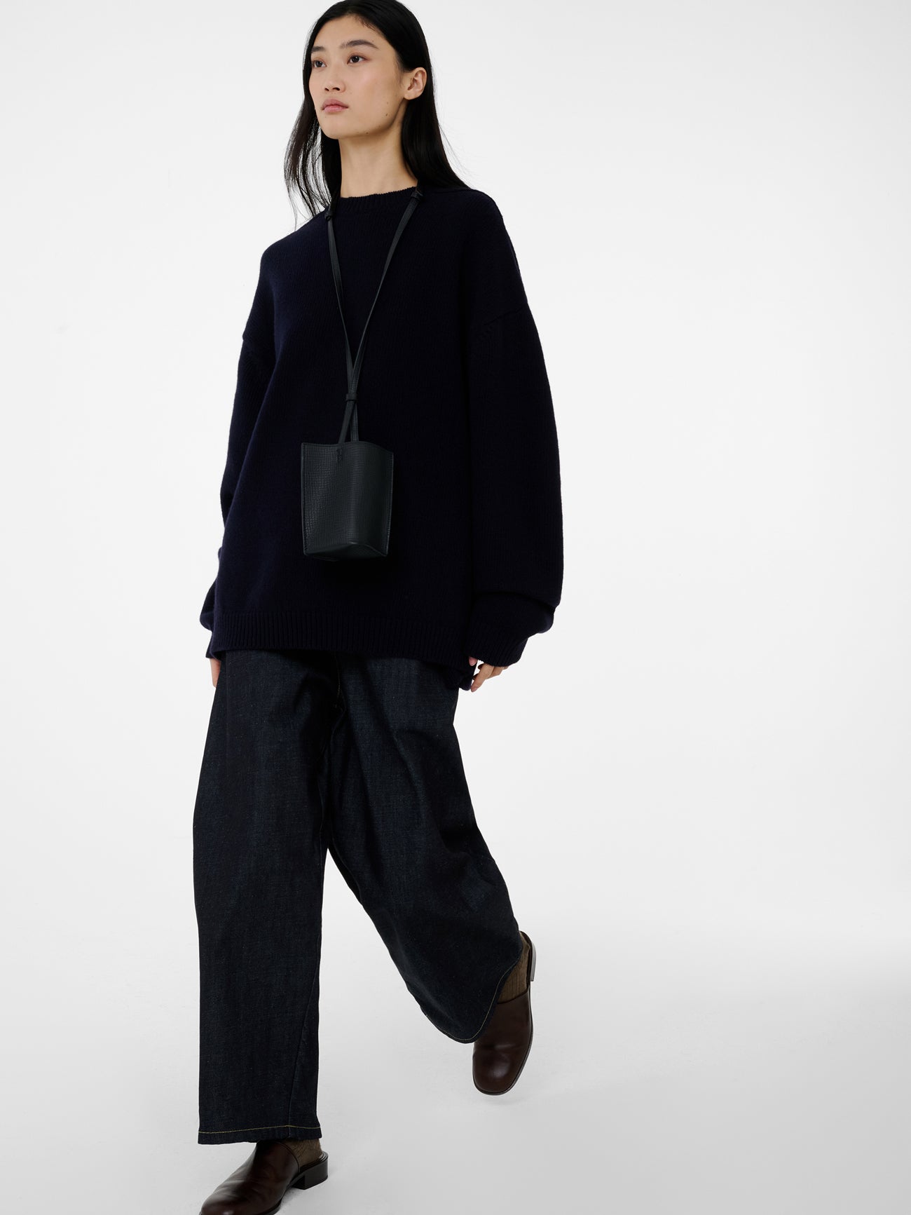 Hemyl Knit in Darkest Navy - Studio Nicholson