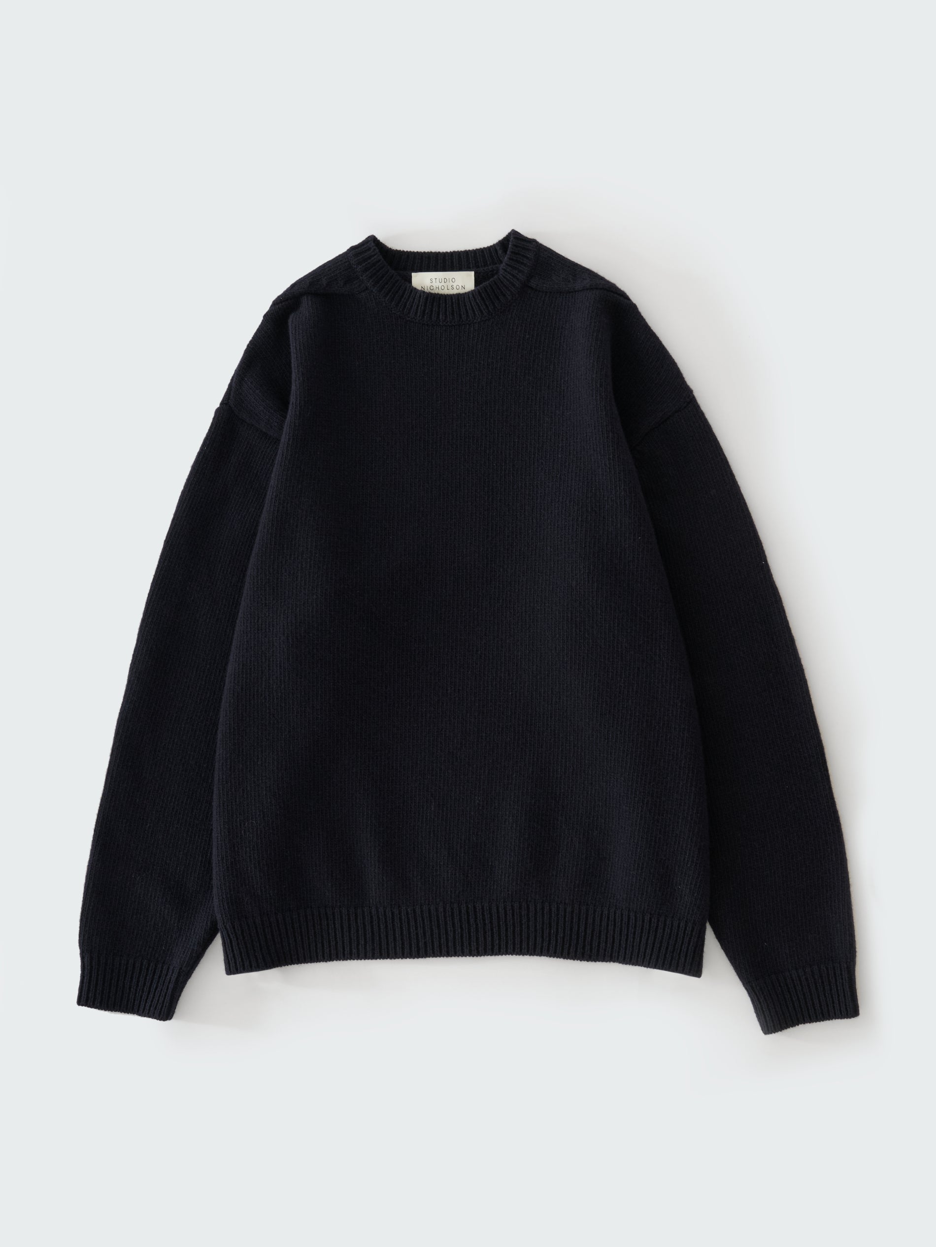 Hemyl Knit in Darkest Navy | Oversized Jumper | Studio Nicholson
