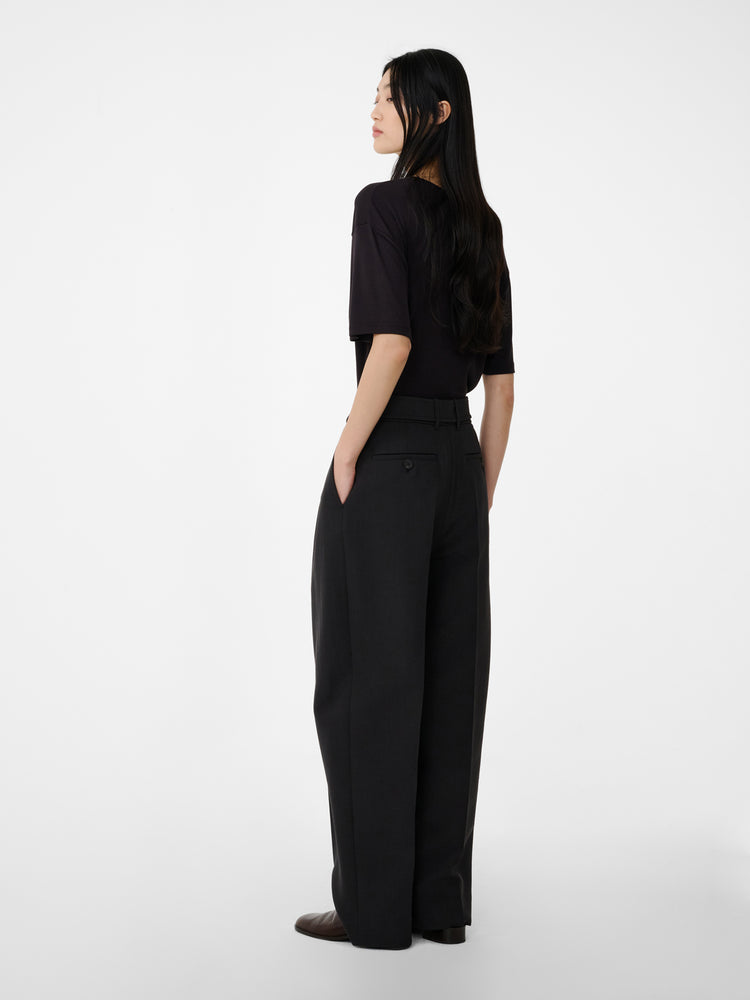 Hibi Pant in Black Grape