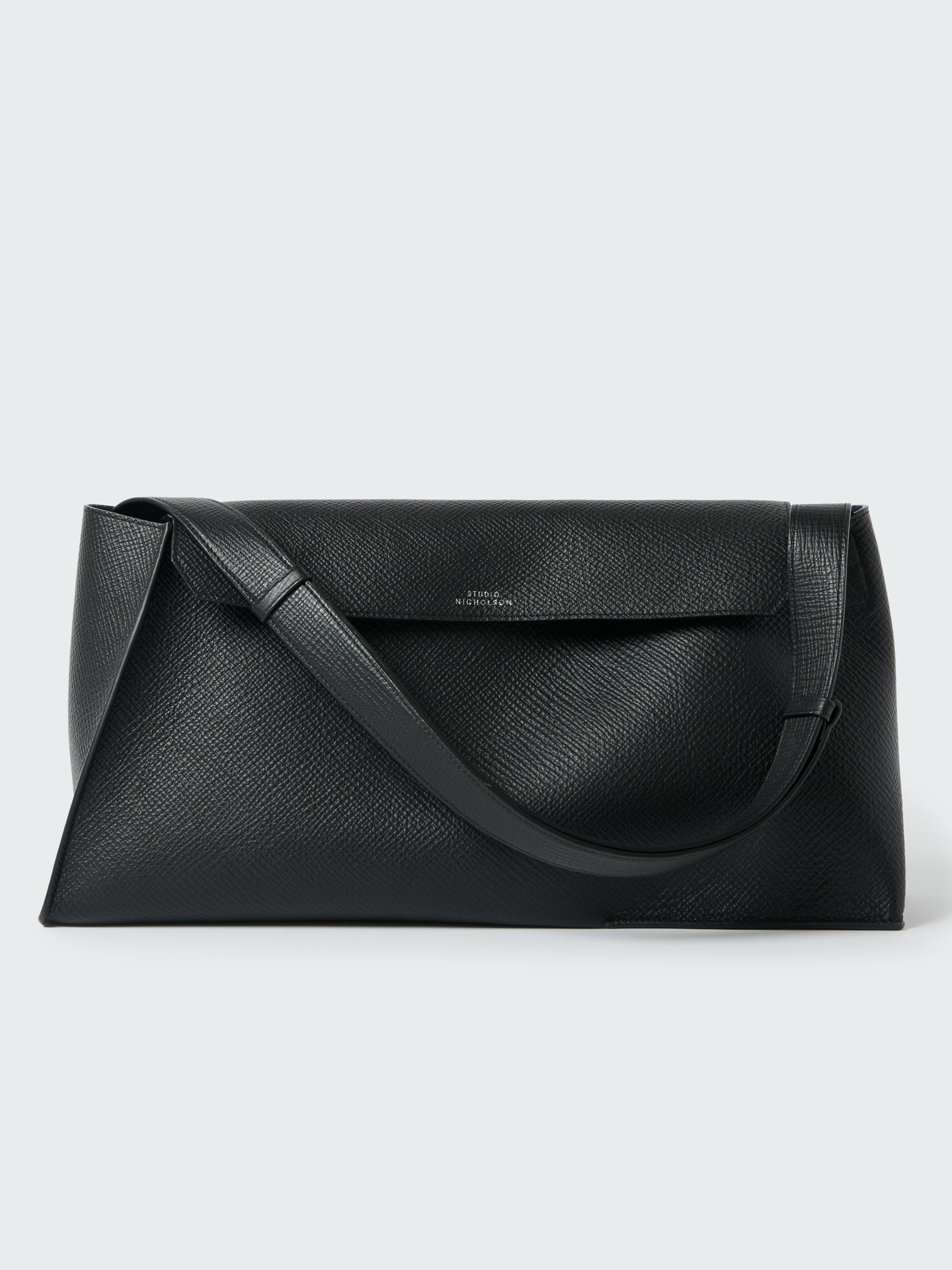 Shiboru Leather Bag in Black