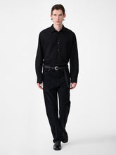 Hithe Linen Shirt in Black