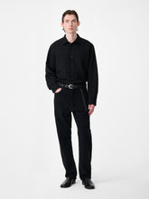 Hithe Linen Shirt in Black