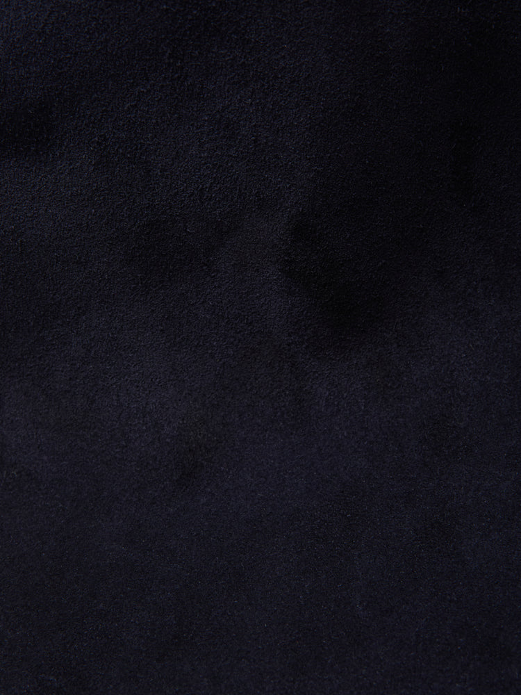 Hobo Type 1 Suede Bag in Darkest Navy