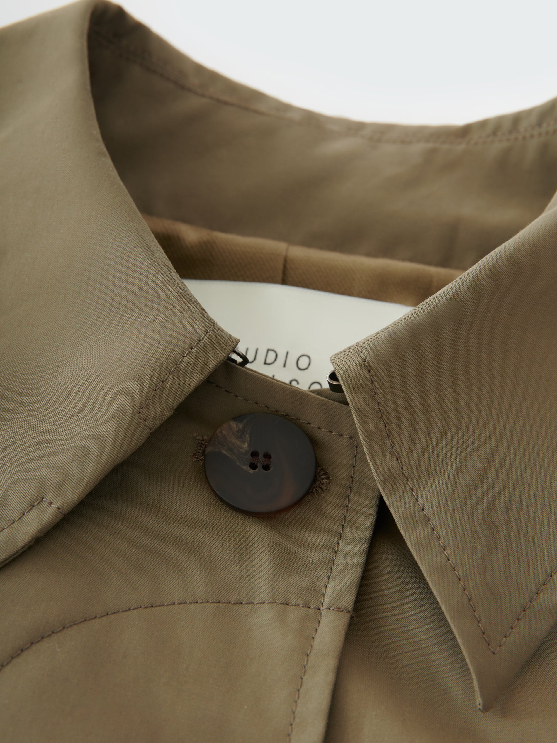 Holin Technical Cotton Coat in Dark Dusk - Studio Nicholson