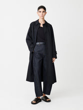 Holin Technical Cotton Coat in Dark Navy - Studio Nicholson
