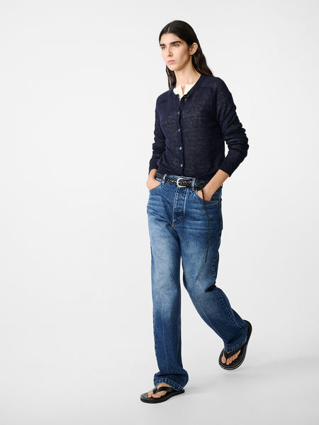Iska Cardigan in Navy – Studio Nicholson