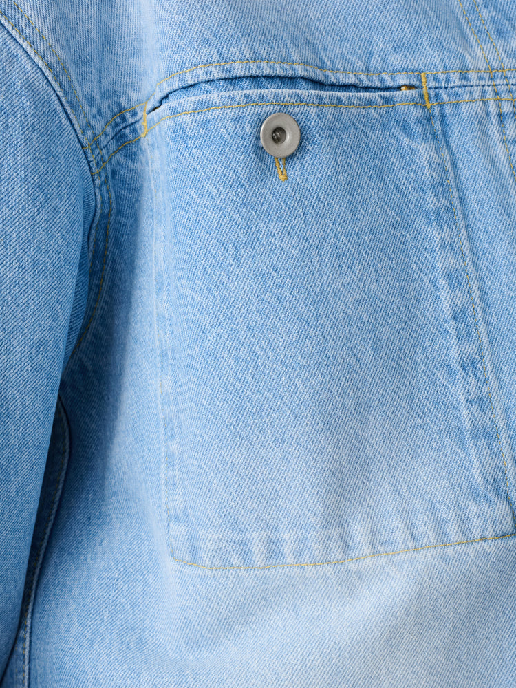 Joris Denim Shirt in Bleached Wash