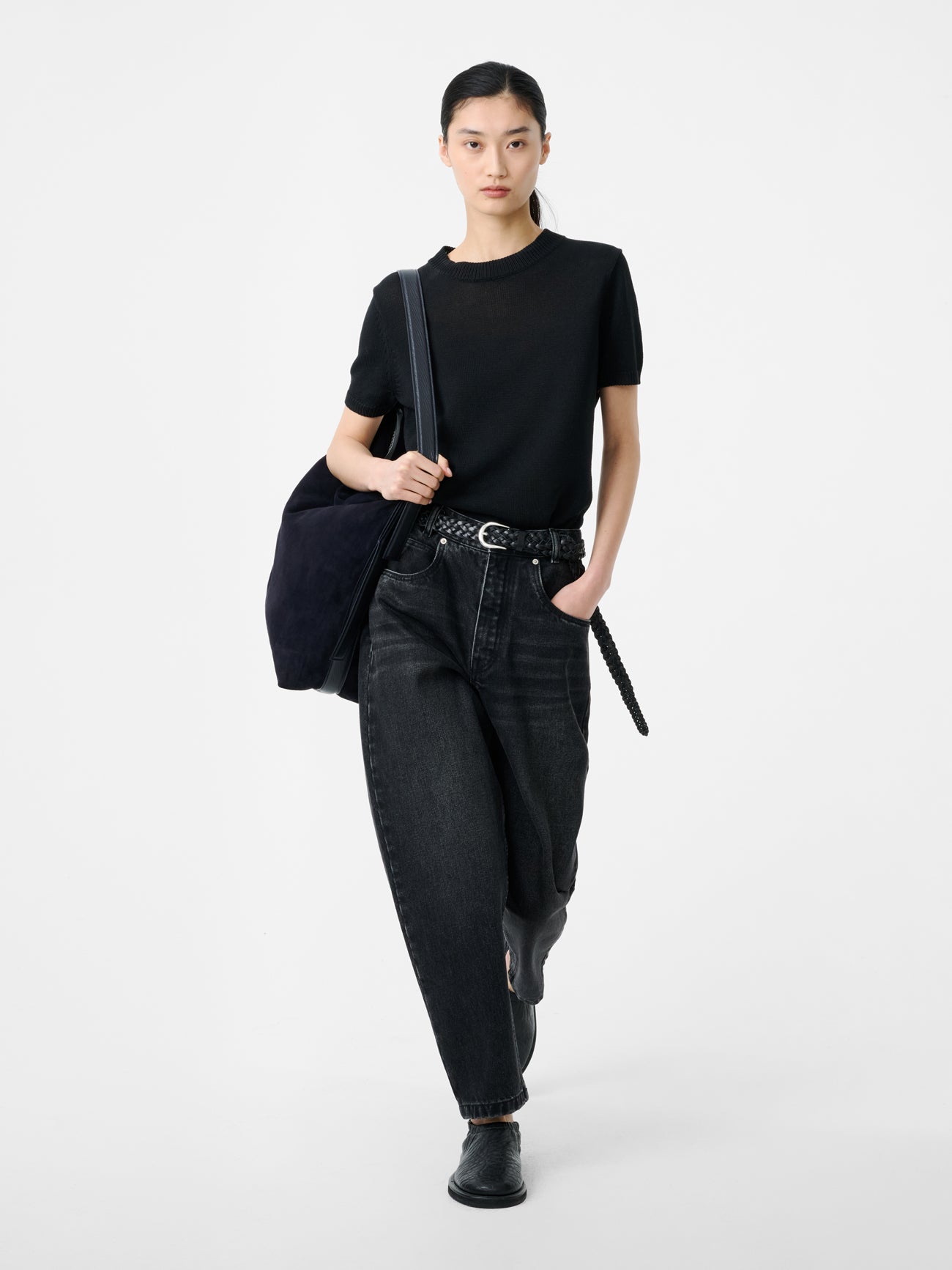 Jura Denim Pant in Washed Black - Studio Nicholson