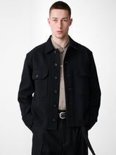 Kelver Wool Jacket in Black