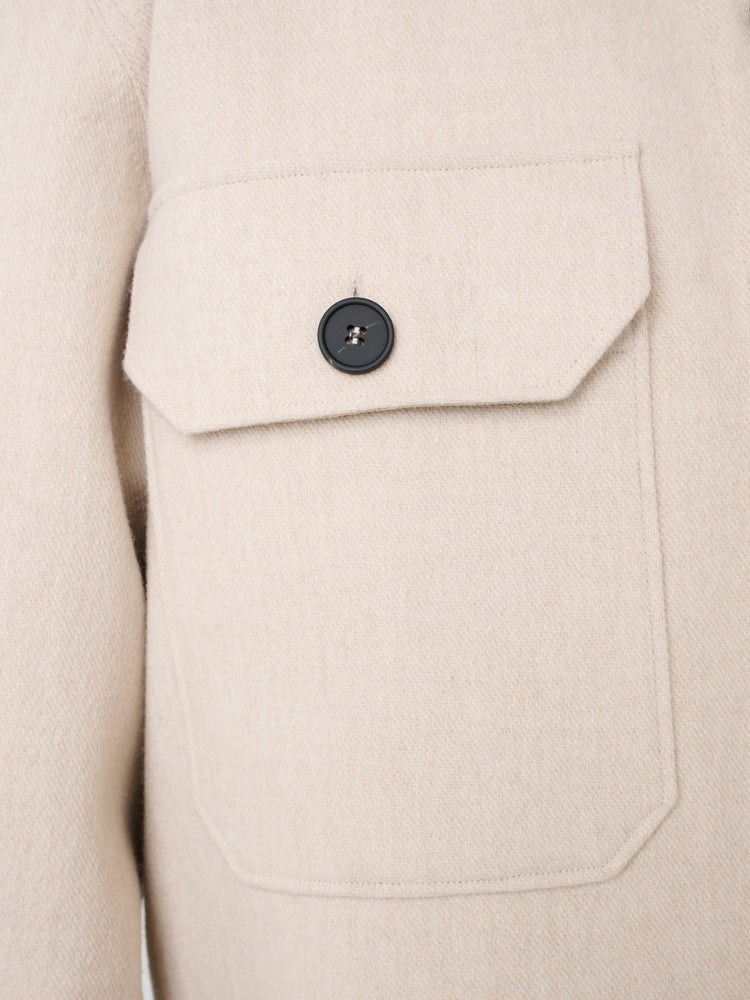 Kelver Wool Jacket in Feather