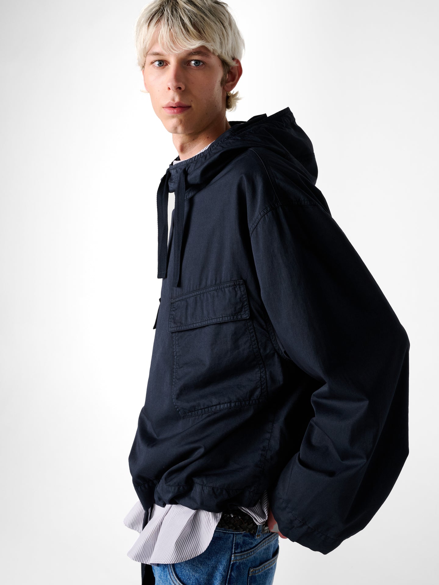 Kirby Jacket in Darkest Navy - Studio Nicholson