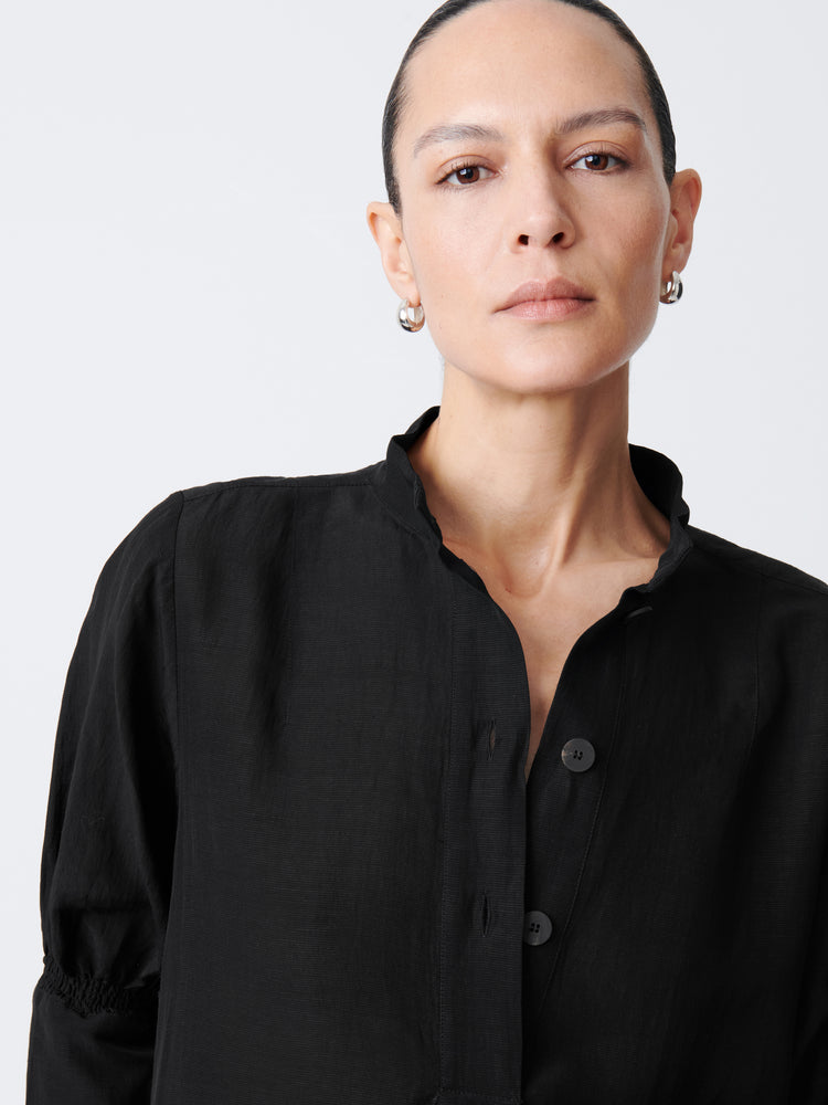 Knoll Dress in Black Studio Nicholson