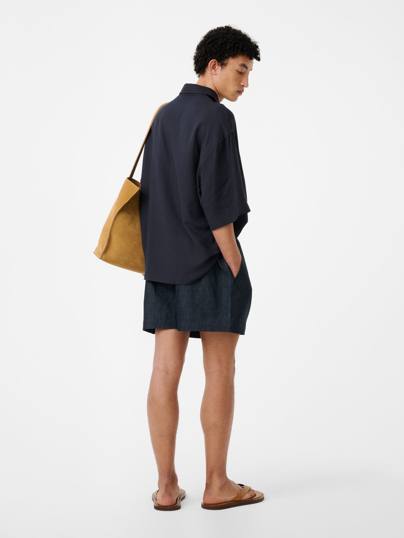 Lemmer Shirt in Darkest Navy - Studio Nicholson