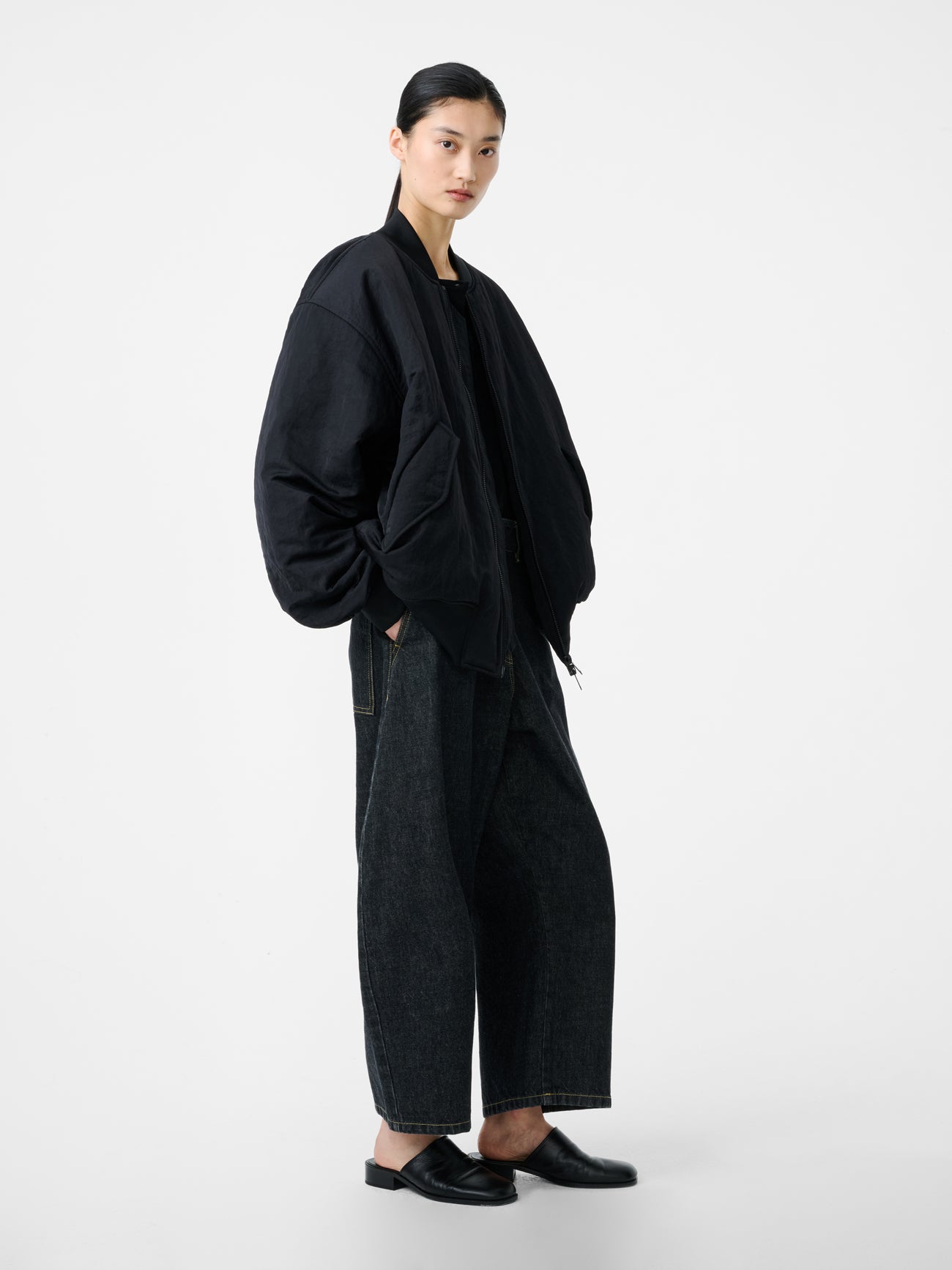Leroy Jacket in Black - Studio Nicholson
