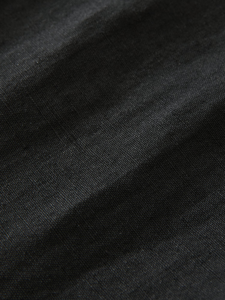 Line Linen Pant in Black