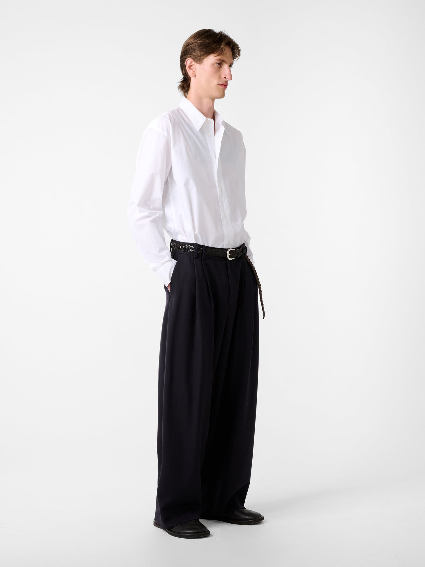Line Pant in Pewter