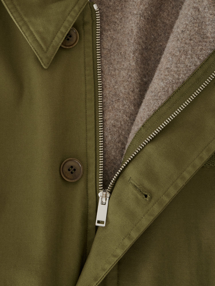 Linton Jacket in Utility Green