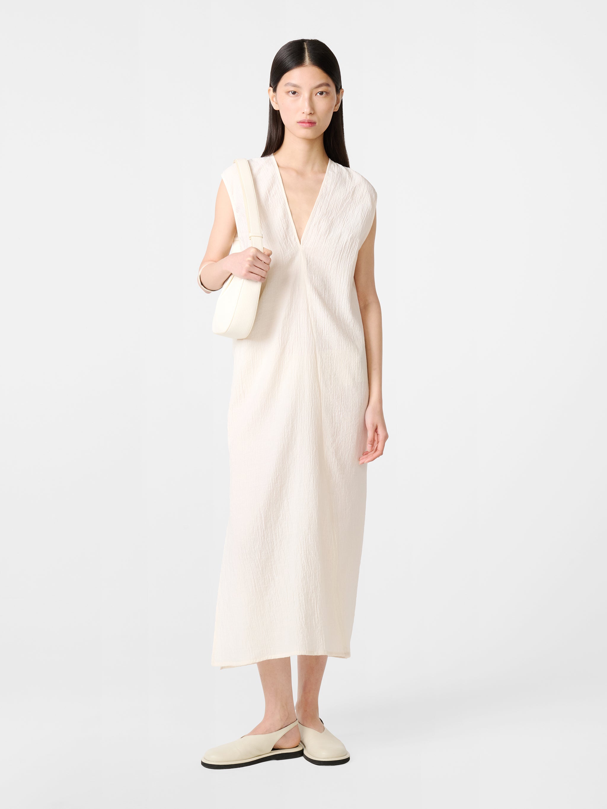 Lise Dress in Milk — Studio Nicholson