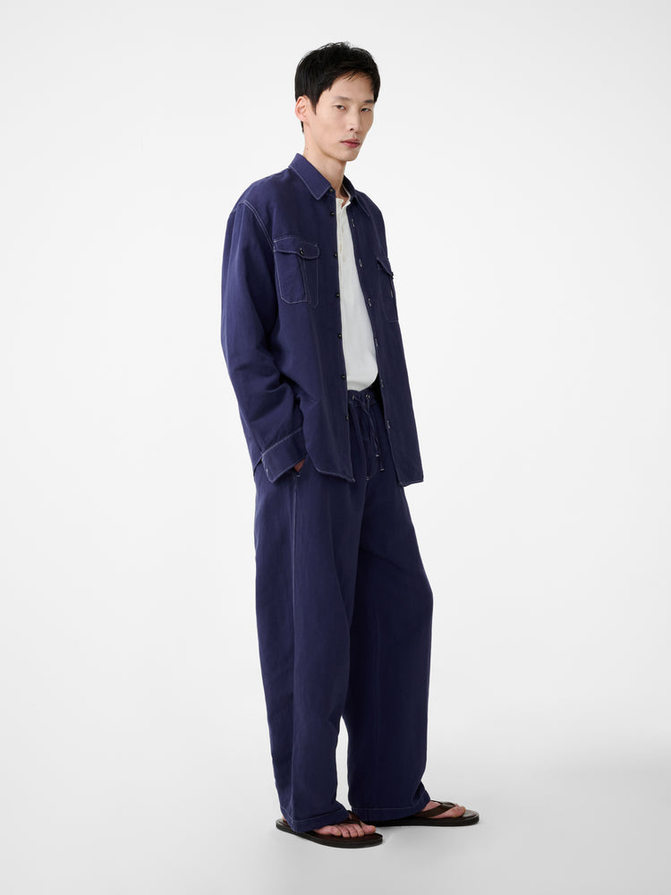 Louro Shirt in Indigo - Studio Nicholson