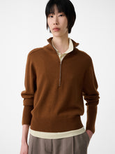 Maren Knit Polo in Camel