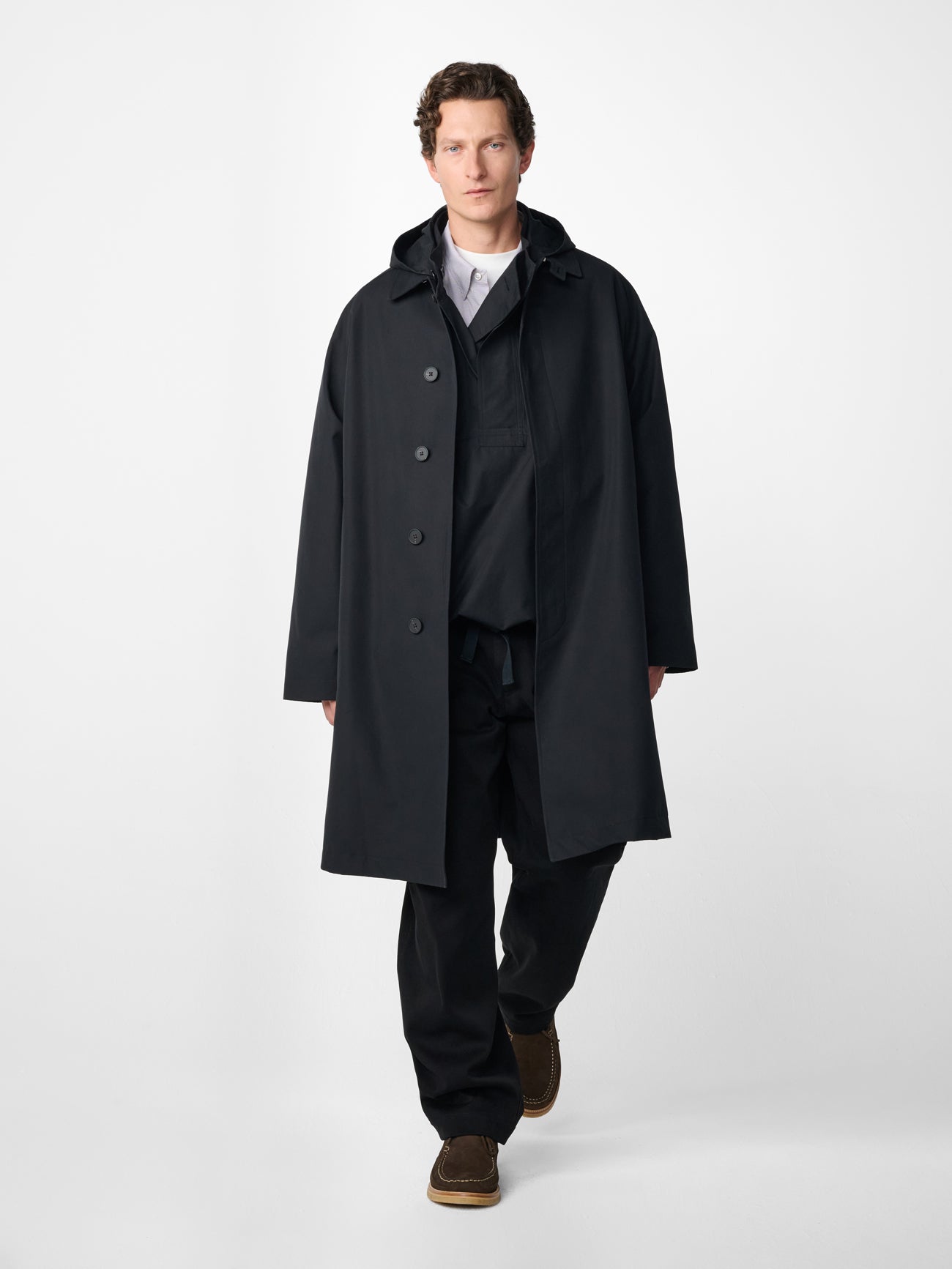 Marlborough Trench Coat in Black