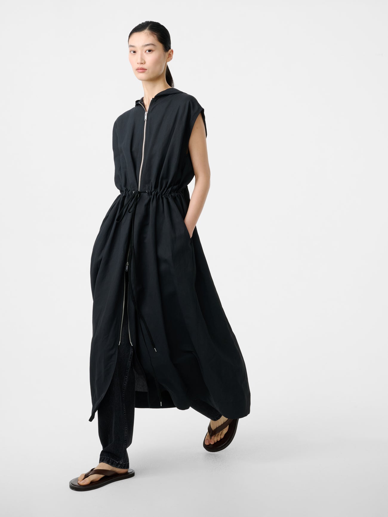 Maturin Dress in Black Grape