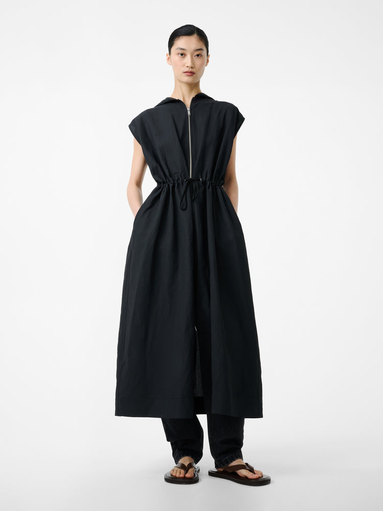 Maturin Dress in Black Grape