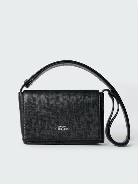 Meshi Mini Leather Bag in Elephant | Grained Leather Bag – Studio